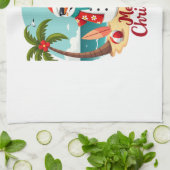 christmas Snowman (1) Theedoek (Gevouwen)