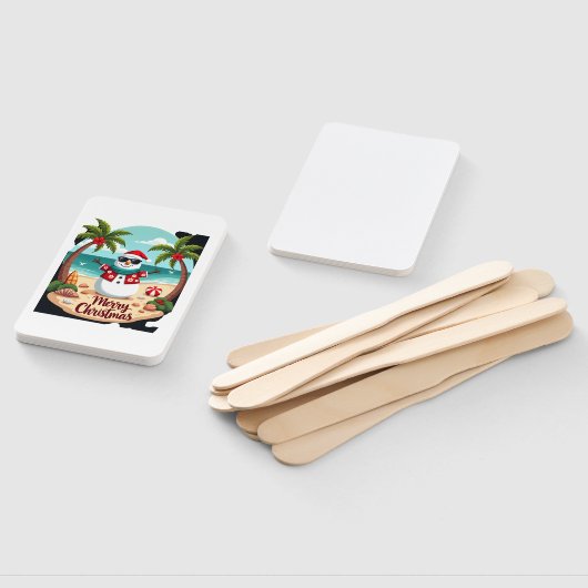 christmas Snowman (2) Handwaaier (Niet-gemonteerd)