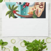 christmas Snowman (2) Theedoek (Gevouwen)