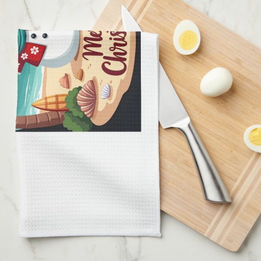 christmas Snowman (2) Theedoek (Quarter Fold)