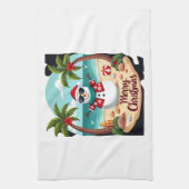 christmas Snowman (2) Theedoek (Verticaal)