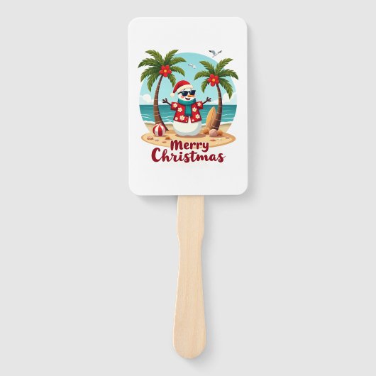 christmas Snowman (3) Handwaaier (Voorkant)