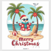 christmas Snowman (3) Sticker (Vel)
