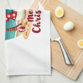 christmas Snowman (3) Theedoek (Quarter Fold)