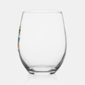 christmas Snowman (3) Wijnglas Zonder Voet (Links)