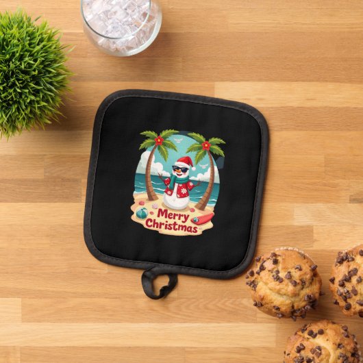 christmas Snowman (4) Pannenlap (Top down)