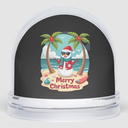 christmas Snowman (4) Sneeuwbol (Voorkant)