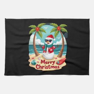 christmas Snowman (4) Theedoek