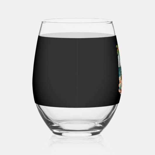 christmas Snowman (4) Wijnglas Zonder Voet (Rechts)