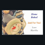 Christmas Snowman aangepaste Stickers<br><div class="desc">Een schattig en feestelijk kerstontwerp. Jamie Wogan Edwards.</div>