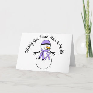 Christmas Snowman Algemene Kreeft Ribbon Feestdagen Kaart