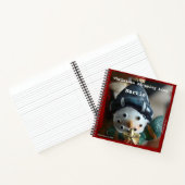 Christmas Snowman boodschappenlijst Spiral Notitie Notitieboek (Binnen)