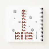 Christmas Snowman boodschappenlijst Spiral Notitie Notitieboek (Achterkant)