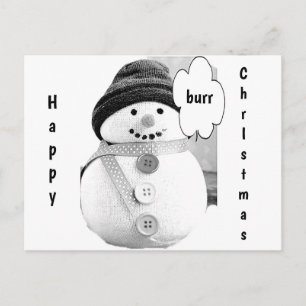 **CHRISTMAS SNOWMAN* BRIEFKAART VOOR IEDEREEN