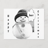 **CHRISTMAS SNOWMAN* BRIEFKAART VOOR IEDEREEN (Voorkant)