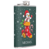 Christmas Snowman Candy Cane Heupfles (Rechts)