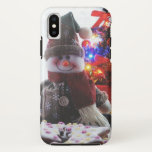 CHRISTMAS SNOWMAN Case-Mate iPhone CASE<br><div class="desc">CHRISTMAS SNOWMAN MET DECORATED CHRISTMAS TREE</div>