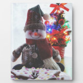 CHRISTMAS SNOWMAN FOTOPLAAT (Voorkant)