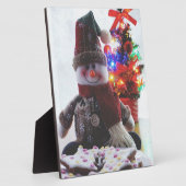 CHRISTMAS SNOWMAN FOTOPLAAT (Zijkant)
