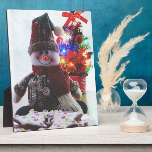 CHRISTMAS SNOWMAN FOTOPLAAT (Zijkant)