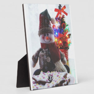 CHRISTMAS SNOWMAN FOTOPLAAT