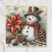 Christmas Snowman Gift labels (Voorkant)