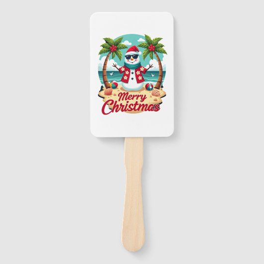 christmas Snowman Handwaaier (Voorkant)