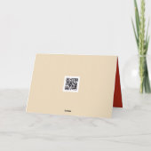 Christmas Snowman In a Chocolate Martini Kaart (Achterkant)