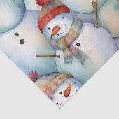 Christmas Snowman Kinder Tissuepapier (Detail)