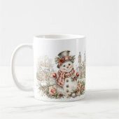 Christmas snowman koffiemok (Links)