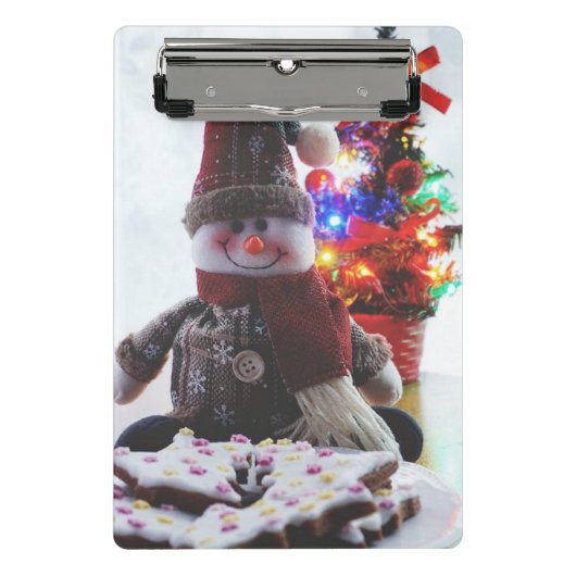 CHRISTMAS SNOWMAN MINI KLEMBORD (Voorkant)
