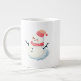 Christmas Snowman Mug – Twinkling Holiday Cocoa  Grote Koffiekop