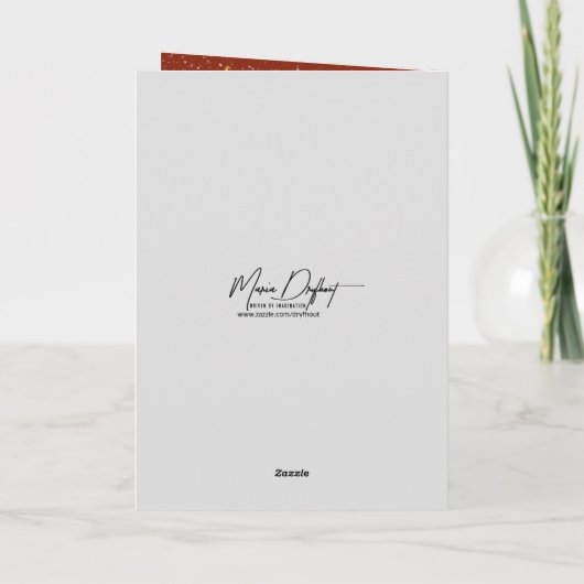 Christmas Snowman Shoveling Snow Kaart (Achterkant)