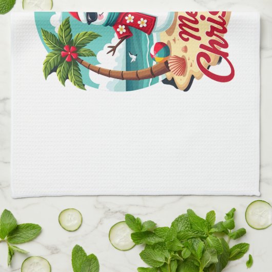 christmas Snowman Theedoek (Gevouwen)