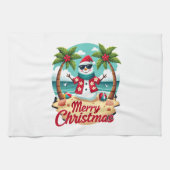 christmas Snowman Theedoek (Horizontaal)