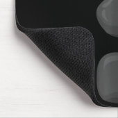 Christmas Snowman Three Black Buttons Xmas Costume Muismat (Hoek)