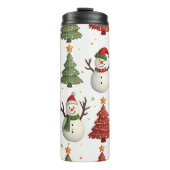 Christmas Snowman Tumbler Thermosbeker (Voorkant)