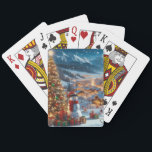 Christmas Snowman Village Pokerkaarten<br><div class="desc">Transformeer je game nachten in een winter wonderland met onze betoverende Christmas Snowman Village Speelkaarten! Dit feestelijke dek is voorzien van schattige sneeuwpop illustratie set in een charmant dorpje, ideaal voor het brengen van vakantie juichen naar uw kaartspellen of als een heerlijke collectible. Deze kaarten zijn een miniatuur kunstwerk, het...</div>
