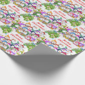 Christmas Snowmans inpakpapier (Hoek)