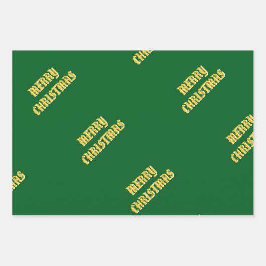 Christmas Snowmen Inpakpapier Vel (Voorkant 3)