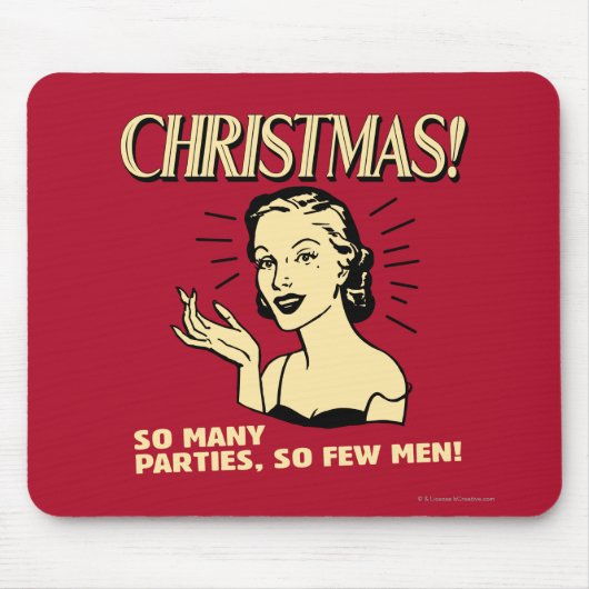 Christmas: So Many Partijen, So Few Men Muismat (Voorkant)