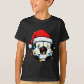 Christmas Soccer Ball Santa Xmas Football Srt Men T-shirt (Voorkant)