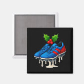 Christmas Soccer Cleats Ice Cream Drip Xmas  Magneet (Voorkant / Achterkant)