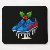 Christmas Soccer Cleats Ice Cream Drip Xmas Muismat (Voorkant)