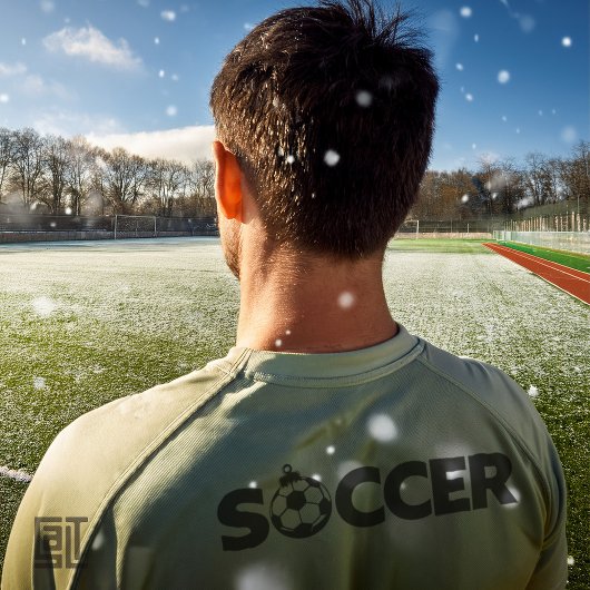 Christmas Soccer Ornament Classic T-shirt