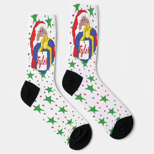 Christmas Socks Santa Darker Sokken (Rechts)