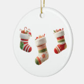 Christmas Socks Set – Cute Holiday Sock Designs Keramisch Ornament (Links)