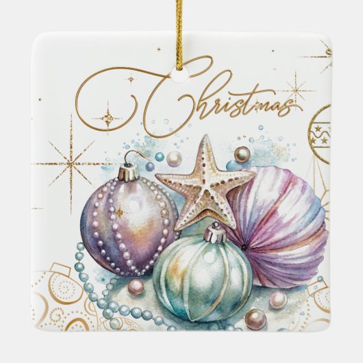 Christmas Soft Pastel Ornament (Achterkant)