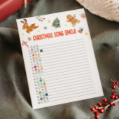 Christmas Song Emoji Game Feestdagenkaart