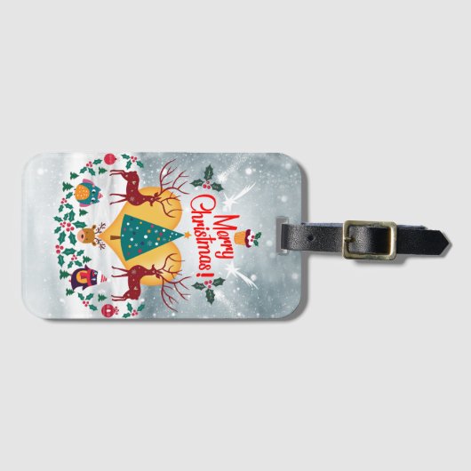 Christmas Soul Announcement Briefkaart Bagagelabel (Voorkant (horizontaal))